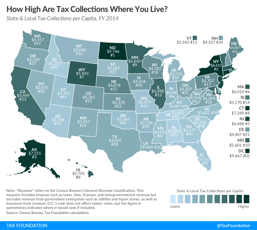 Tax reform and real estate: Property tax collections by state